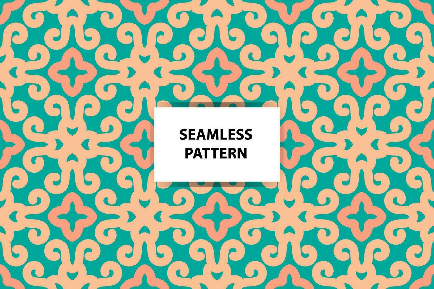 oriental seamless pattern. background with Arabic ornament. Pattern, background and wallpaper for your design. Textile ornament. vector