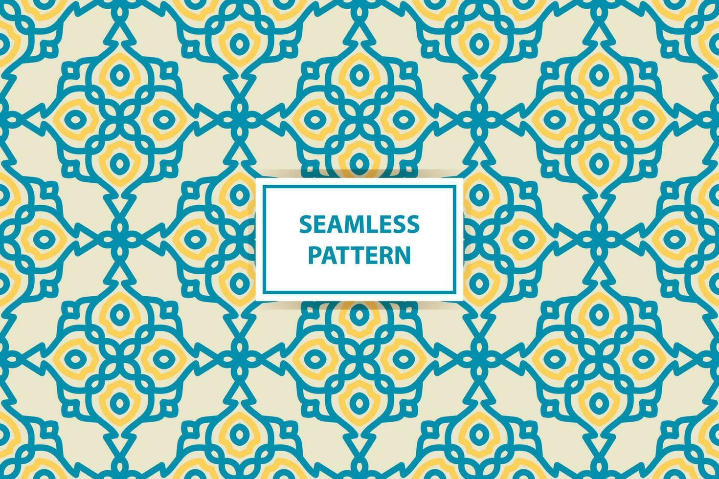 Seamless pattern with floral elements. colorful vector abstract design. Decorative lattice in Arabic style. Background for textile, fabric and wrapping.