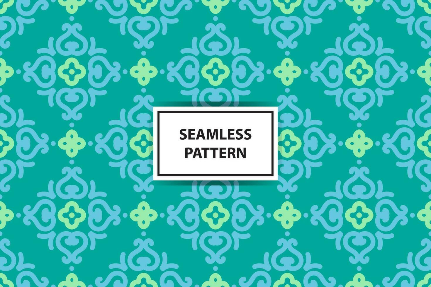 Seamless ornamental pattern. Vintage decorative elements. Template for design vector