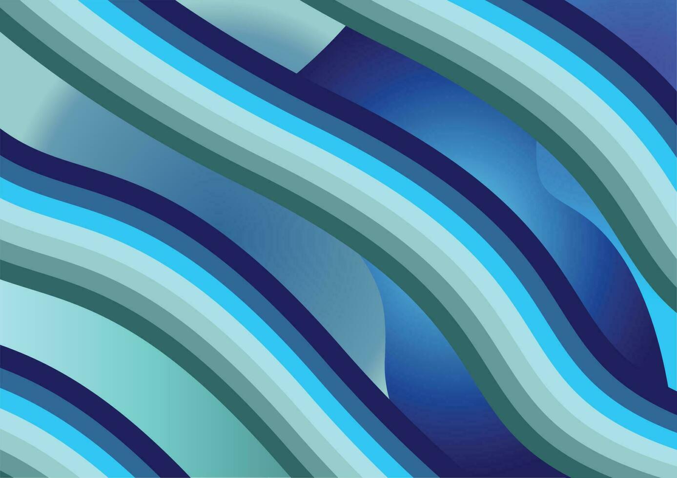 Abstract blue background  wallpaper of waves vector