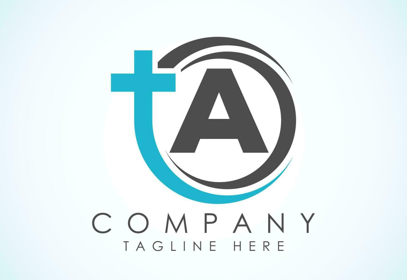 English alphabet A with church logo sign. Christian sign symbols. The cross of Jesus logo for christian church vector