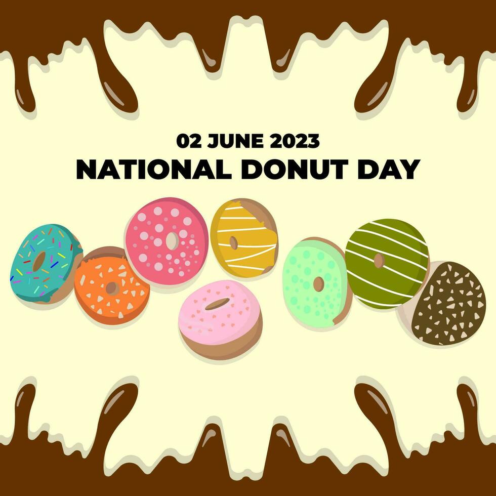National Donut Day vector