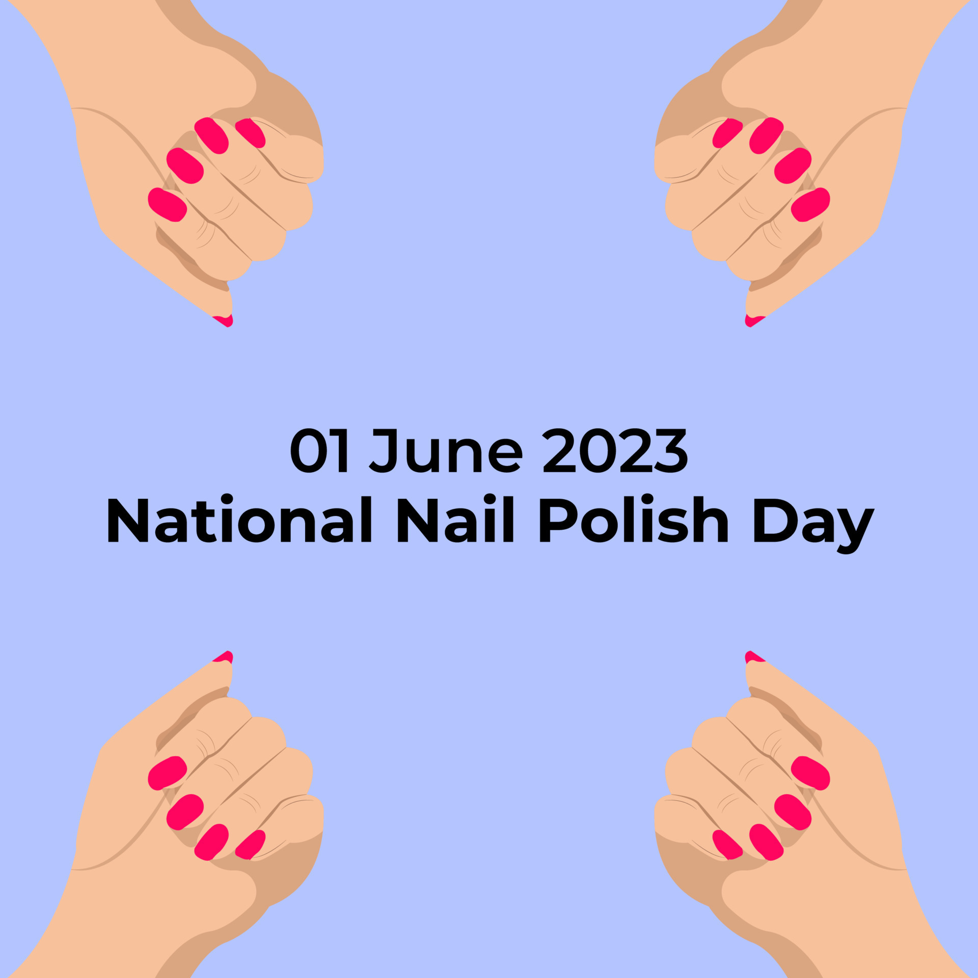 national nail polish day, national nail polish day vector, national