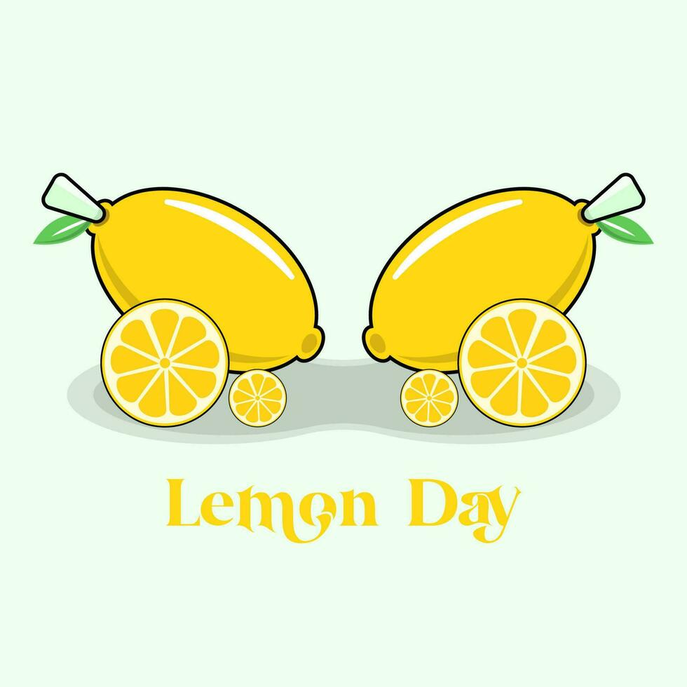 Lemon Month, Lemon Vector, Lemon Icon vector
