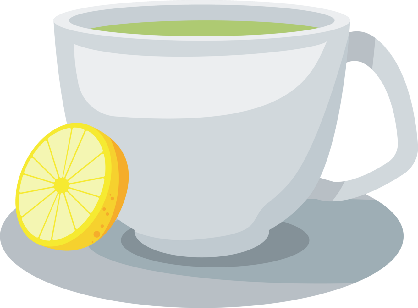 lemon tea in cup 24085456 PNG
