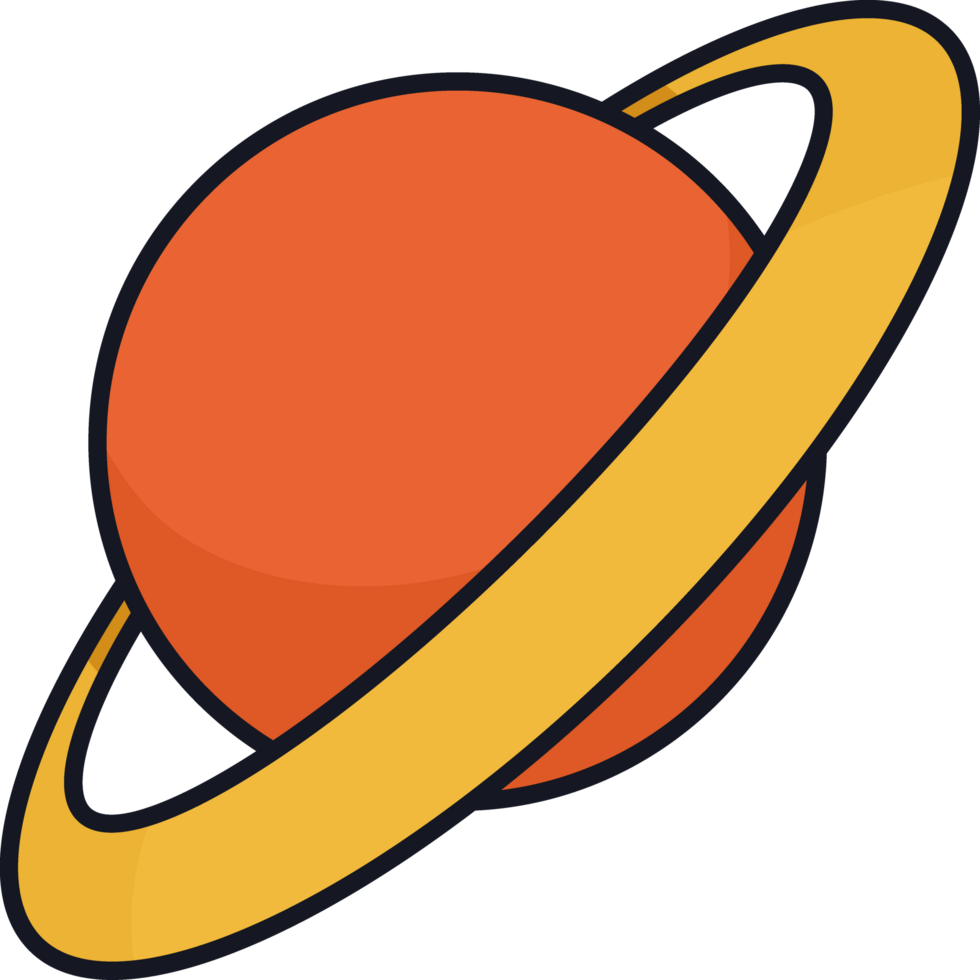 saturn retro pop art png