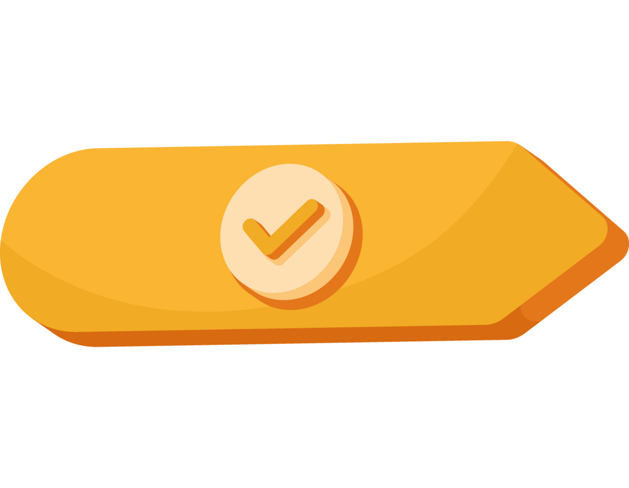 arrow with check symbol png