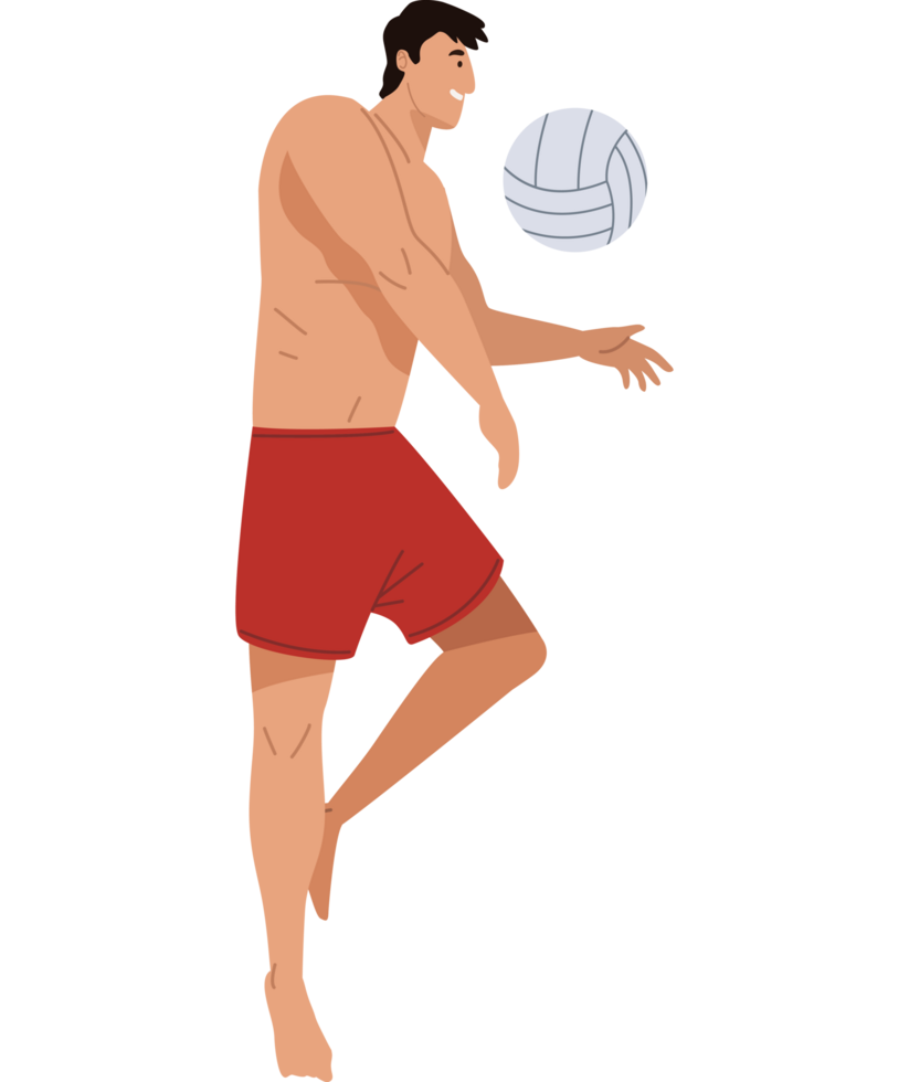 young boy volleyball player png