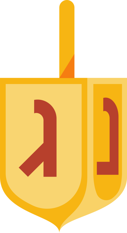 jewish dreidel toy png