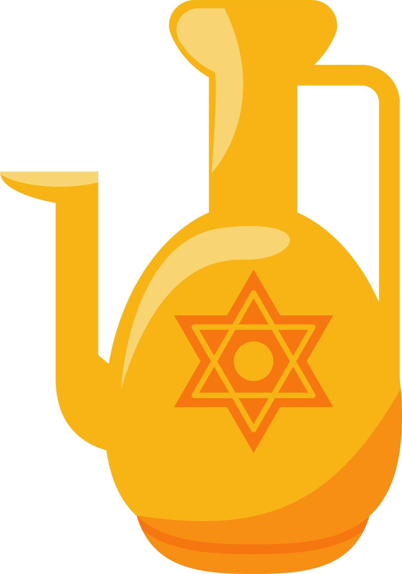 Teapot with jewish star 24085621 png