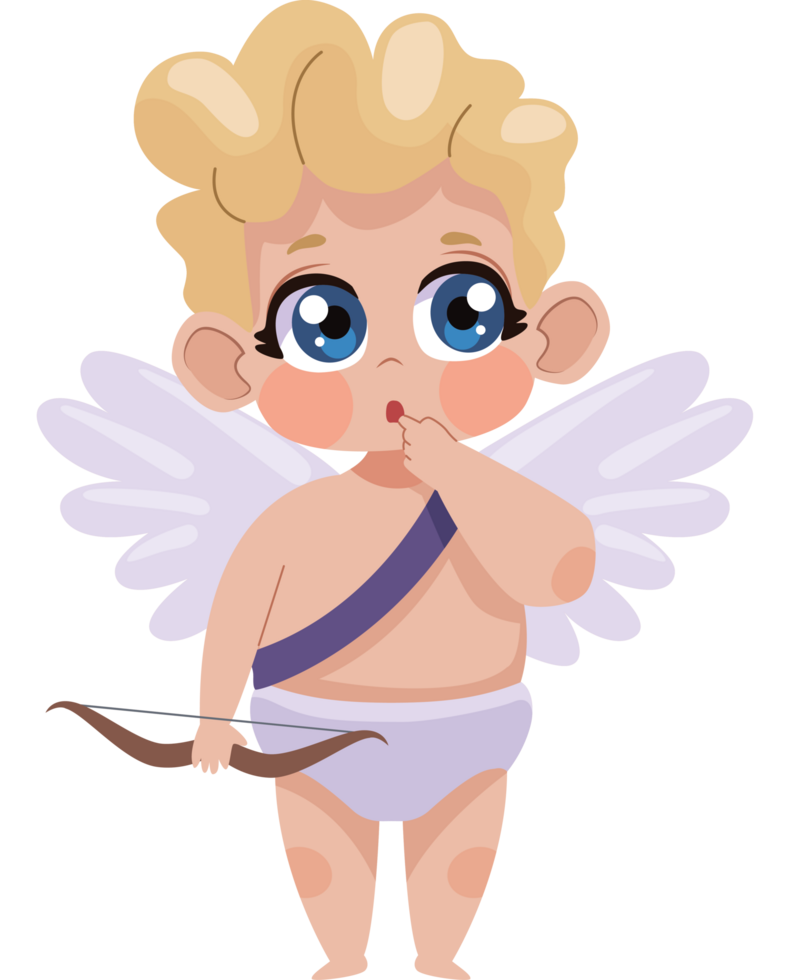 little cupid with bow png
