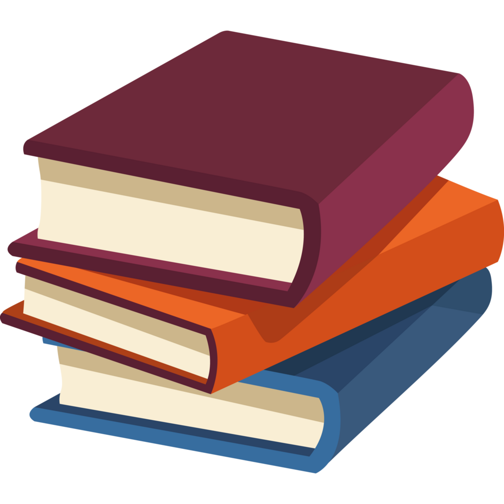 pile text books library png