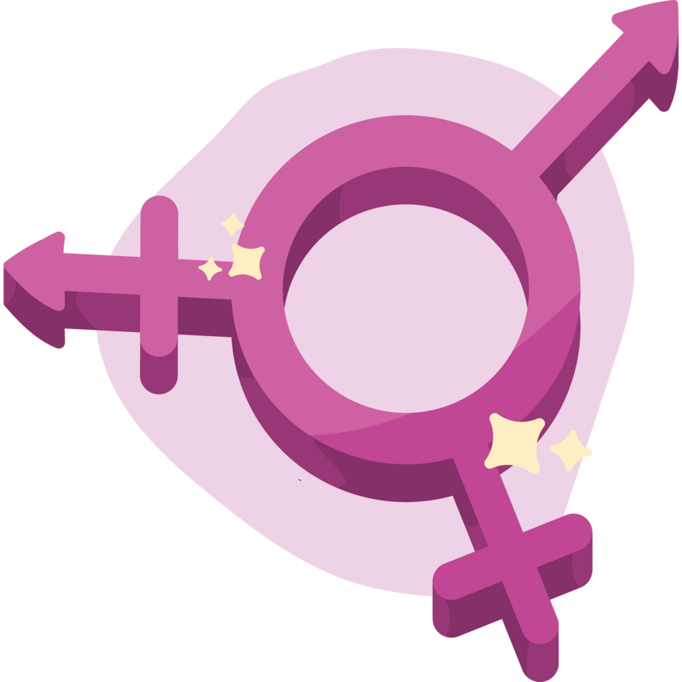 trans symbol Färg lila png