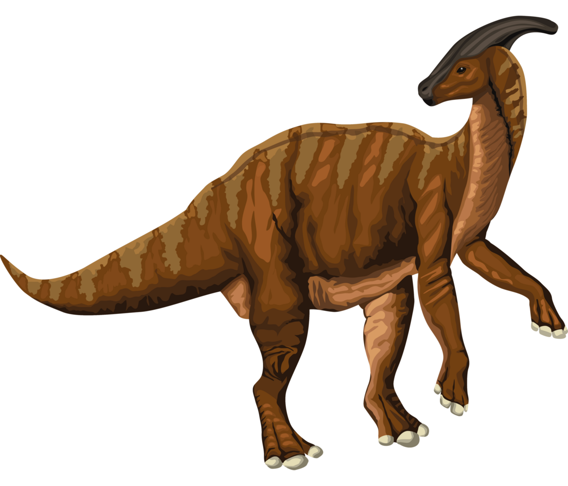 parasourolophus dinosaurier prähistorisches tier png