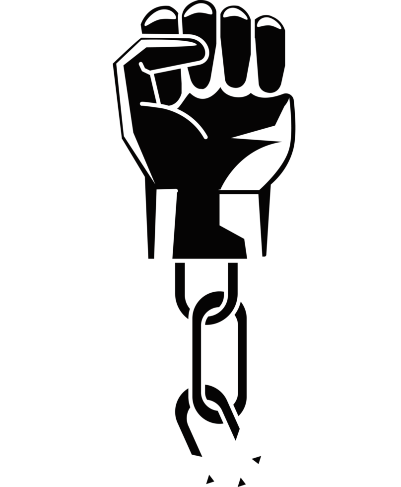 fist hand with chain png