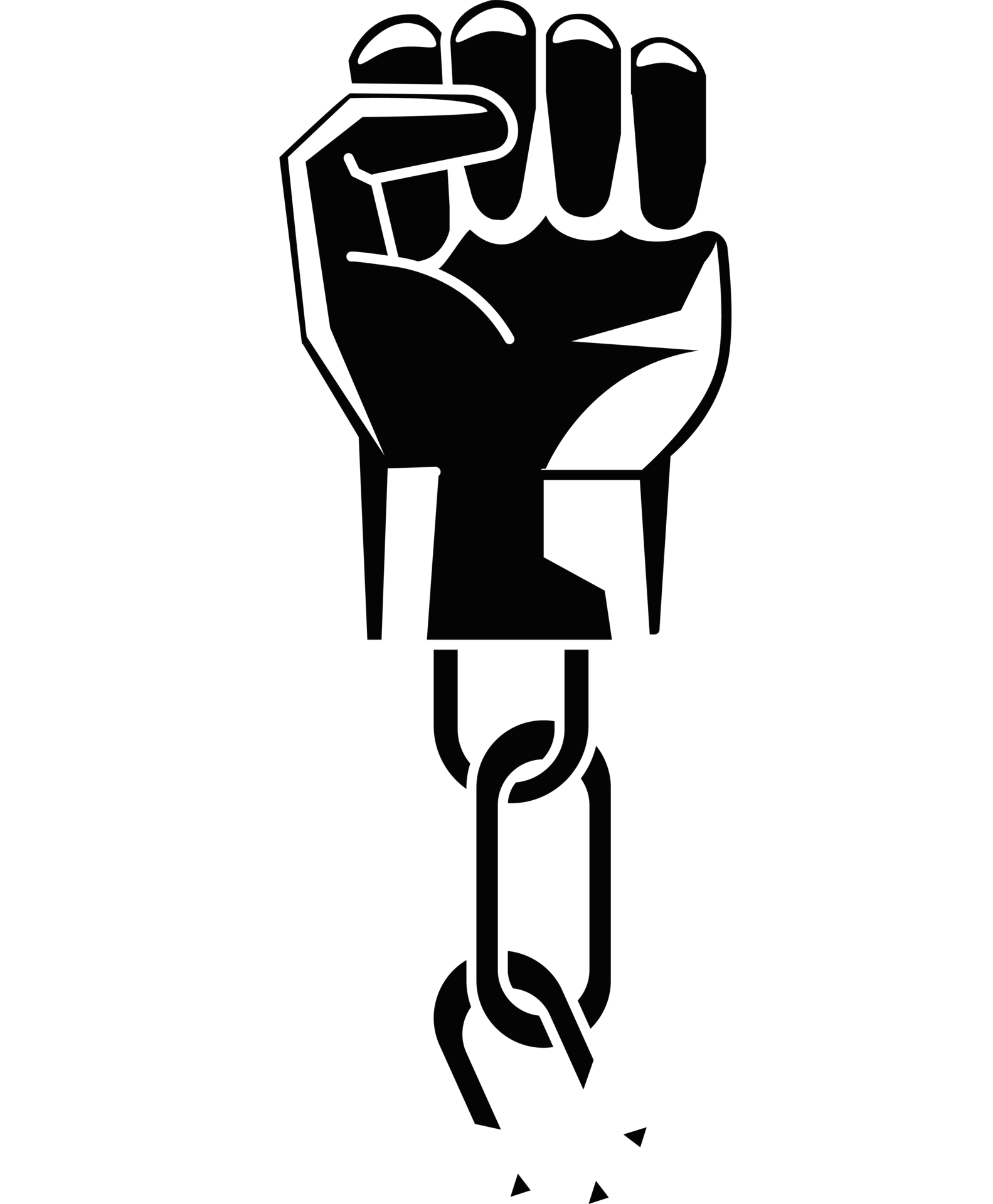 fist hand with chain 24085861 PNG