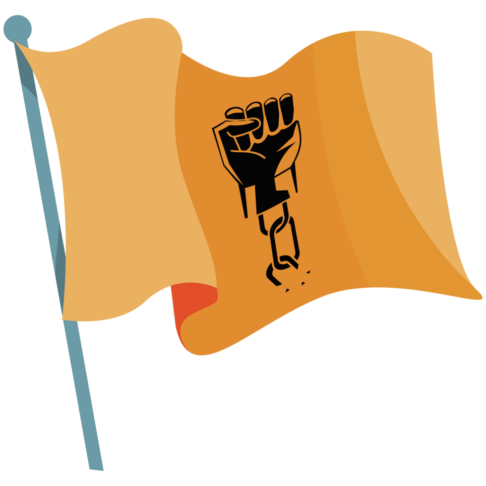 fist with chain in flag png