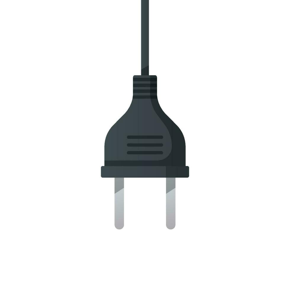 Electric power plug vector