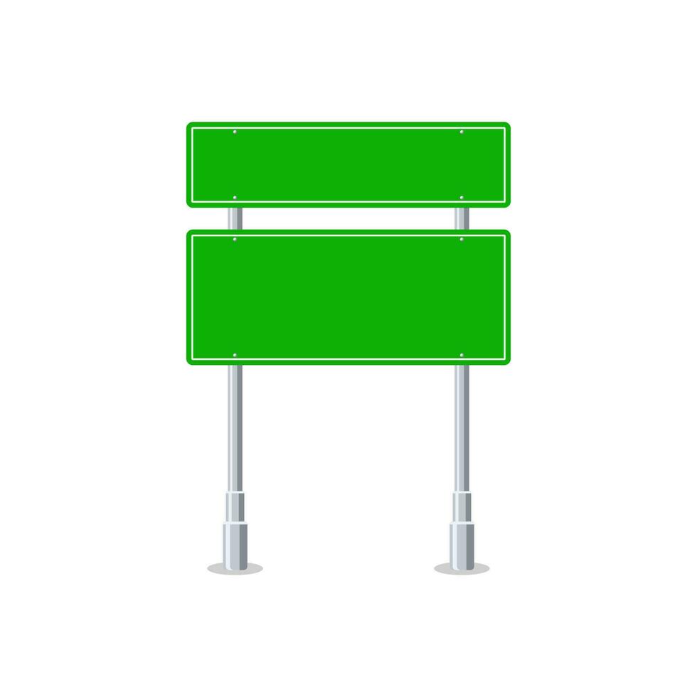 Road sign vector isolated on white background