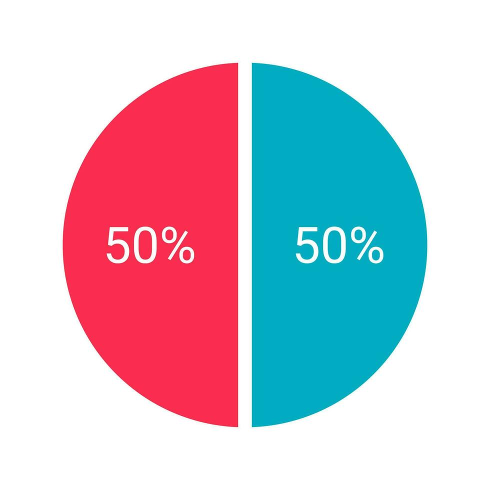 Colorful Business Pie Chart vector