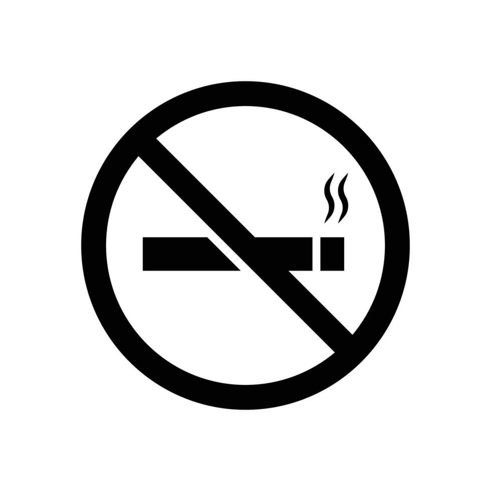 No Smoking Symbol vector