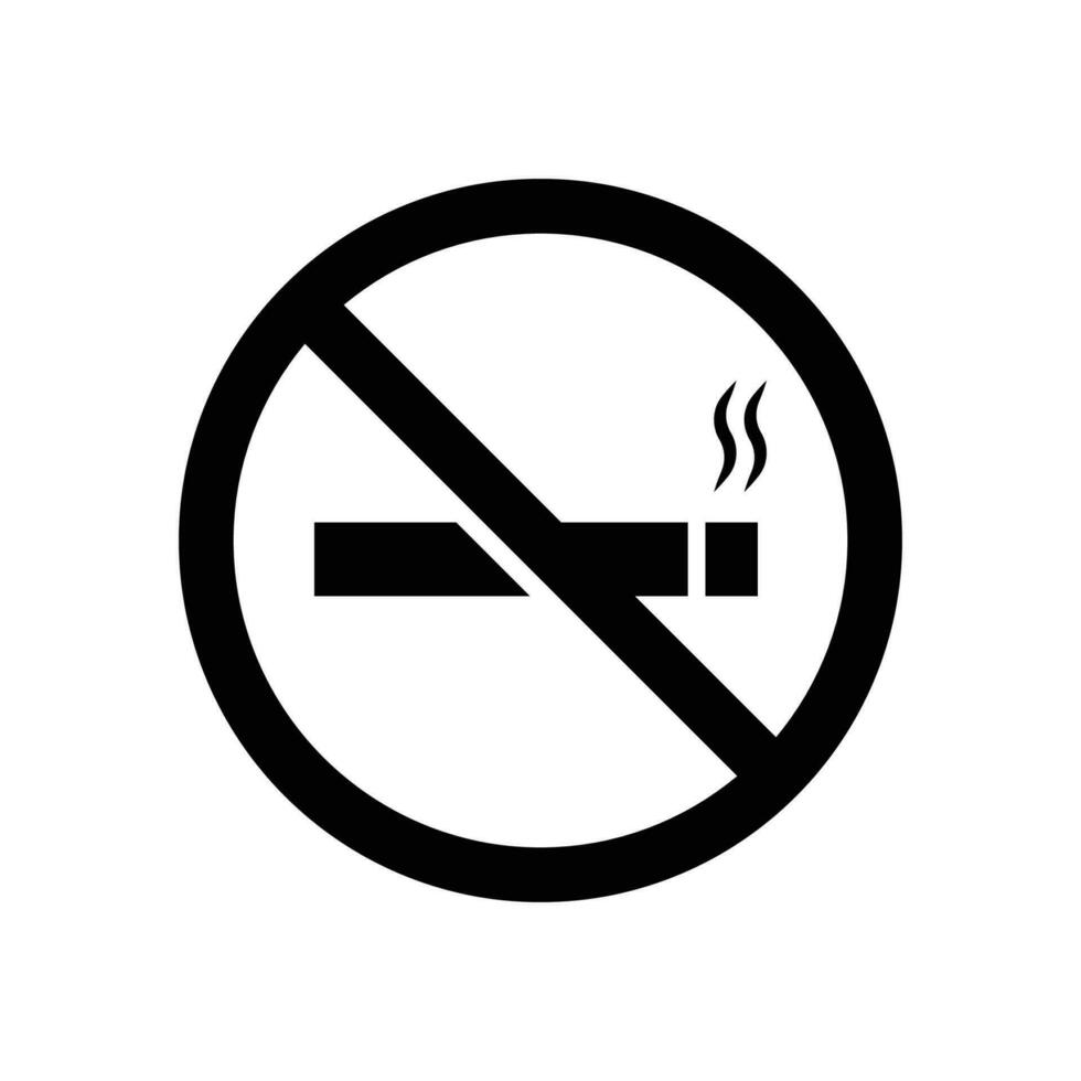 No Smoking Symbol vector