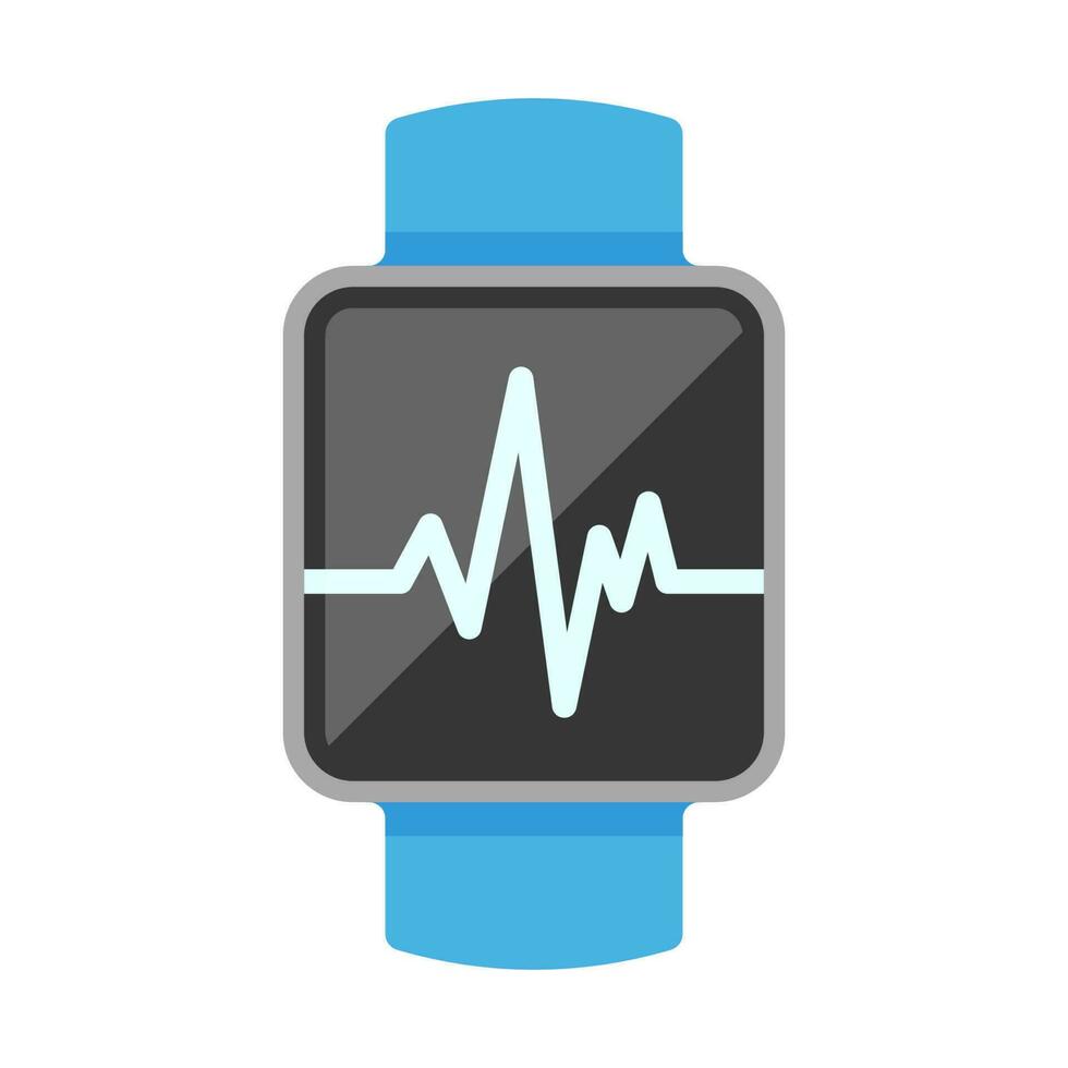 Heartbeat or pulse tracke monitor app on the Smart phone vector