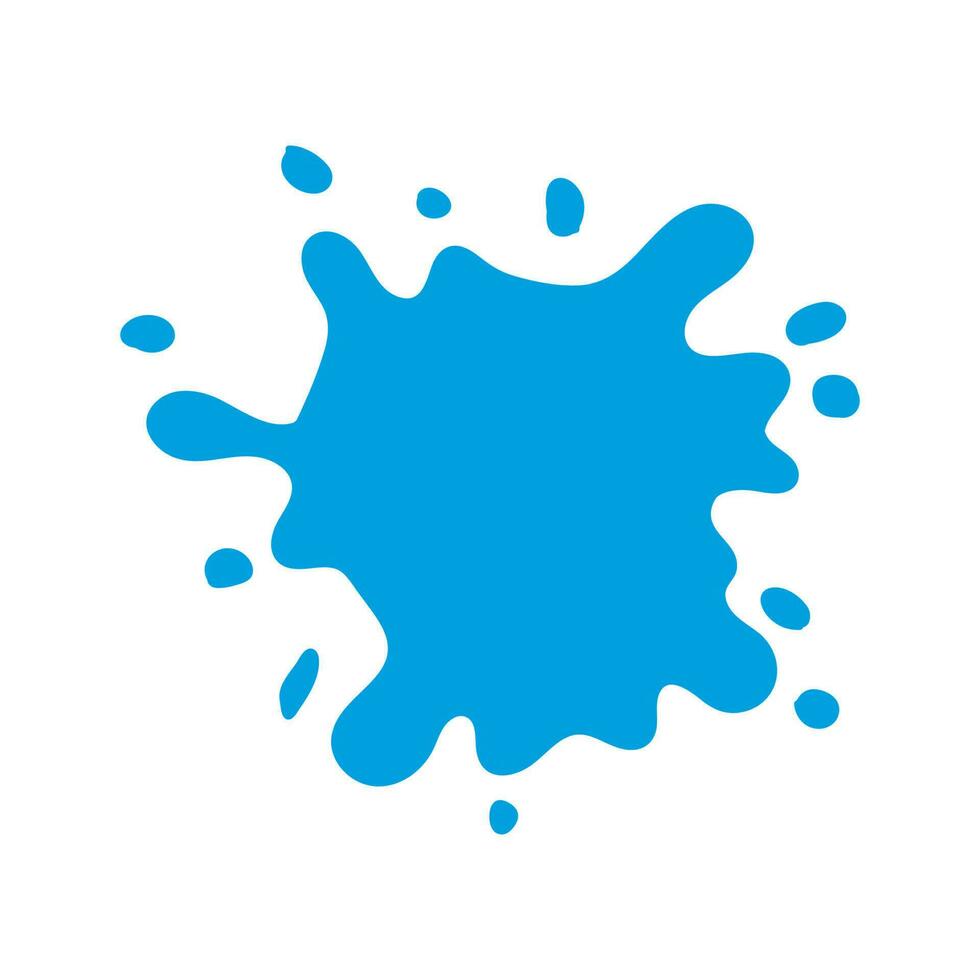 splashing water drop vector