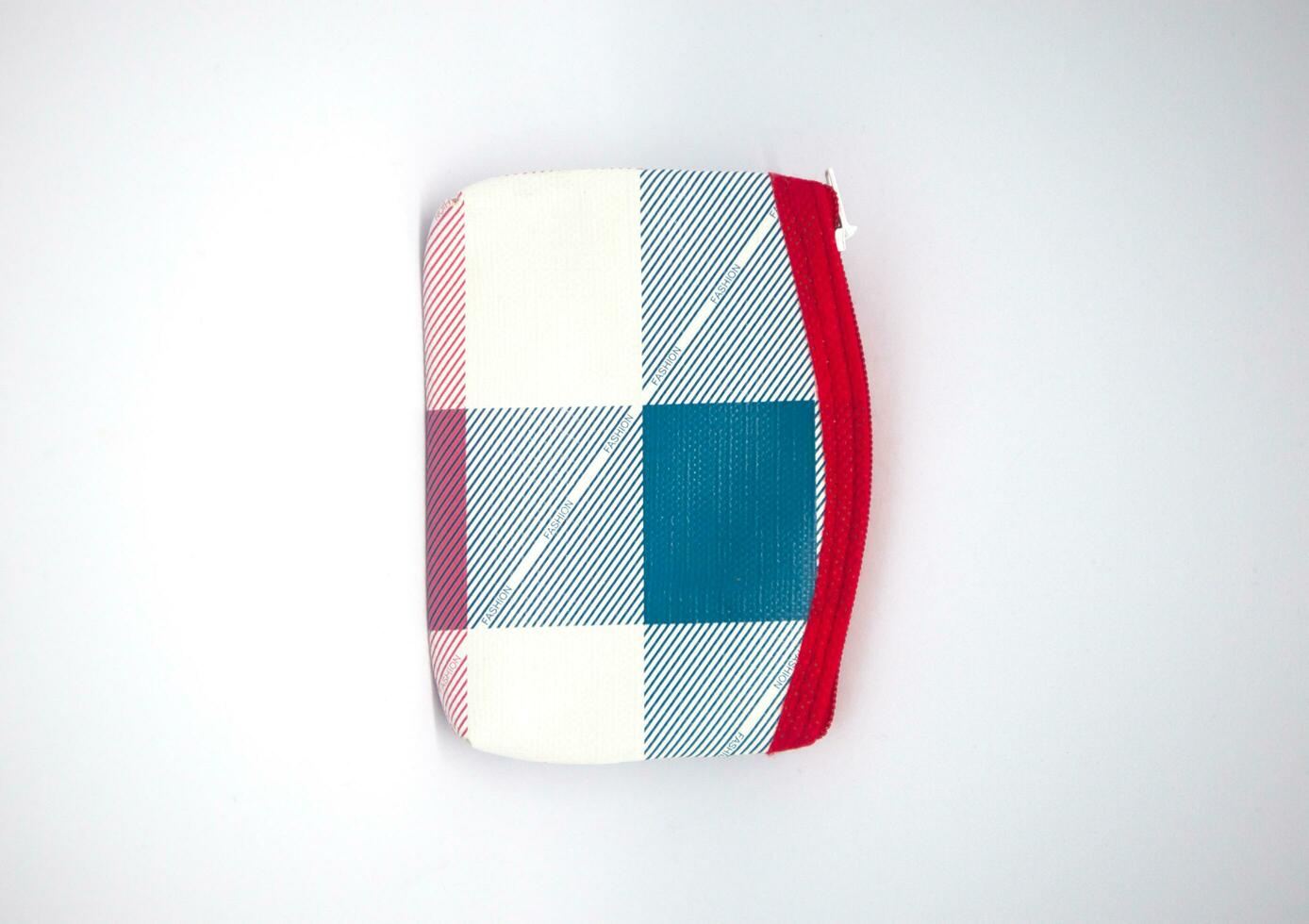 coin Wallet with blue stripes photo