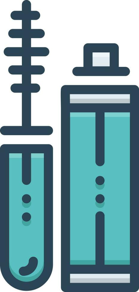 color icon for mascara vector
