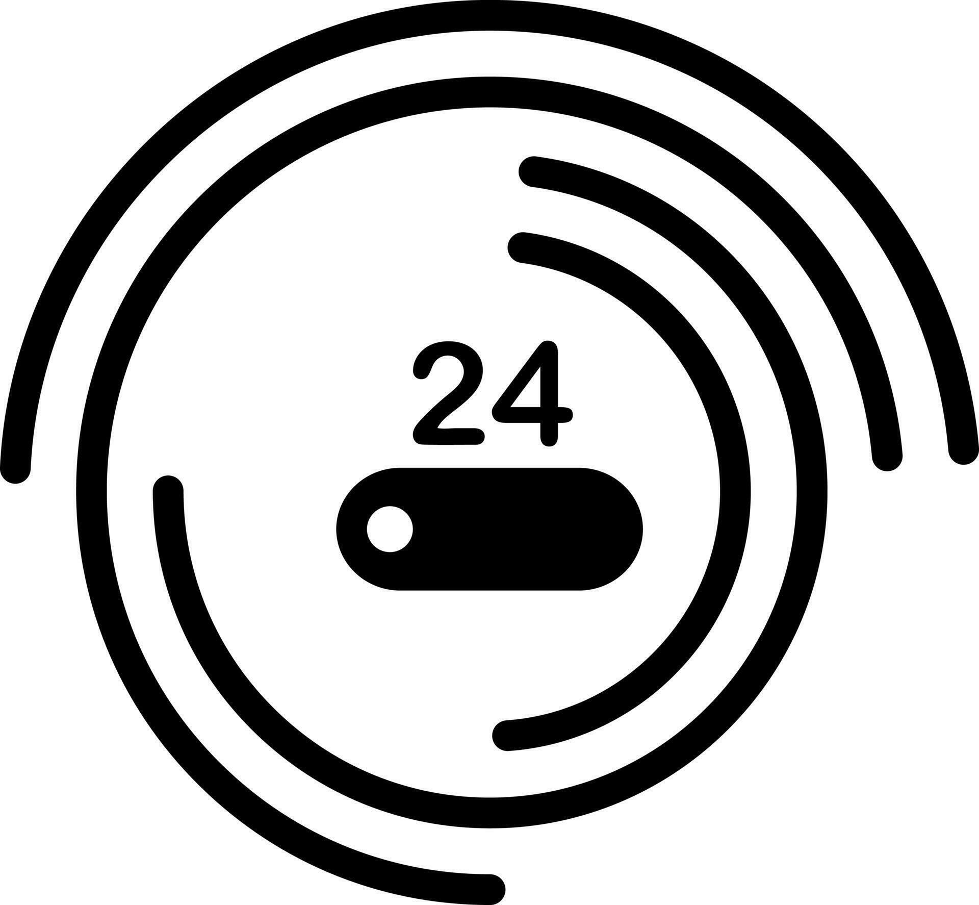 solid icon for progress indicator 24086866 Vector Art at Vecteezy