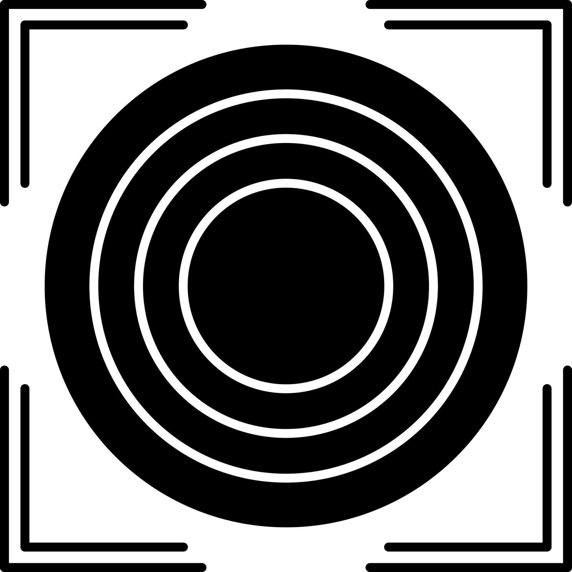 solid icon for precision 24087083 Vector Art at Vecteezy