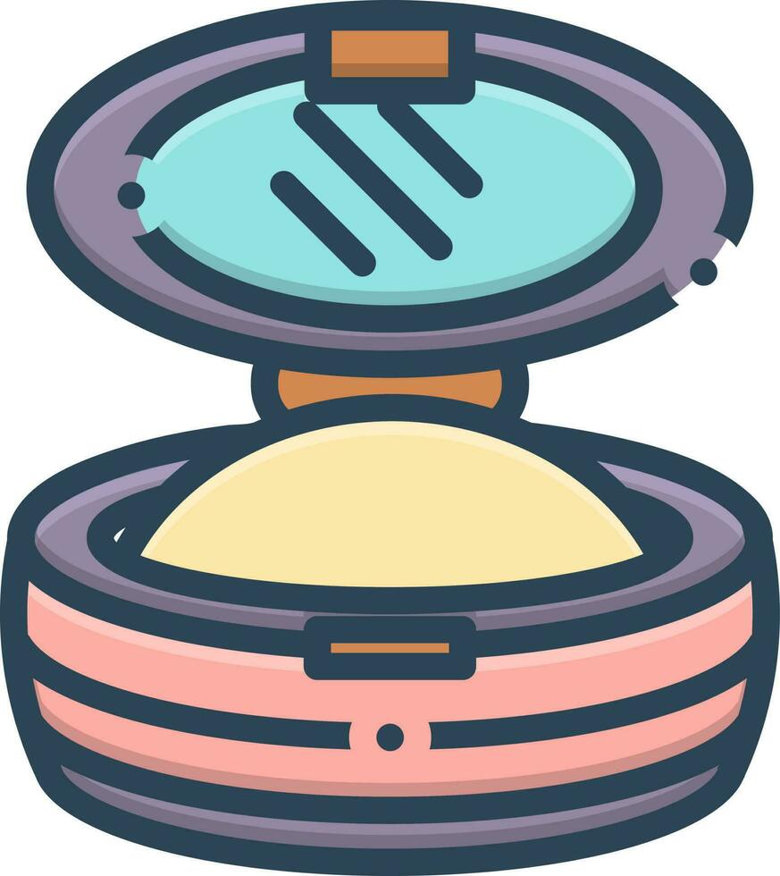 color icon for blush vector