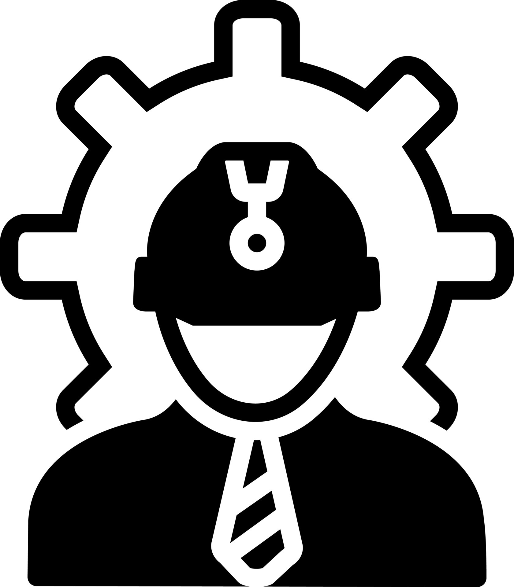 solid icon for engineer 24087327 Vector Art at Vecteezy