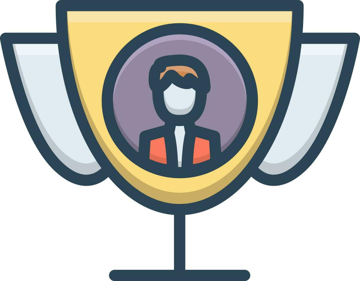 color icon for best proposal vector