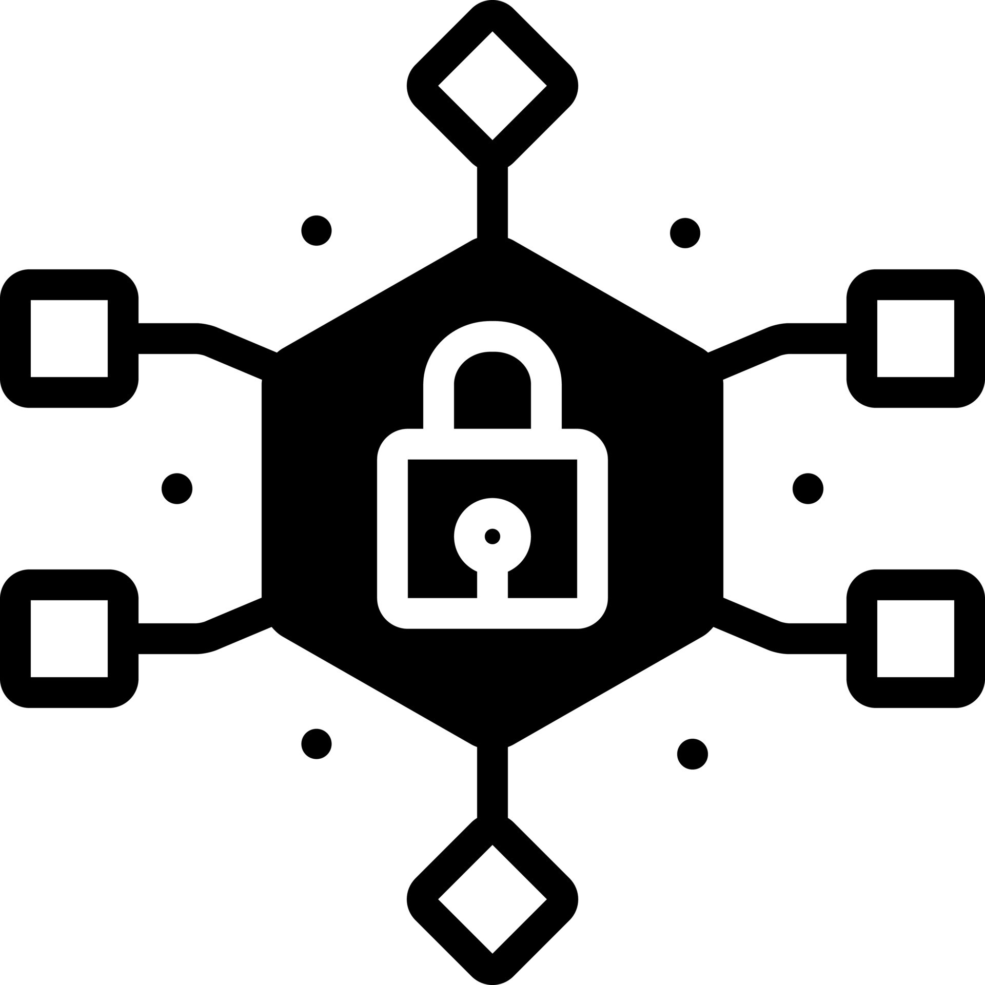 solid icon for data encryption 24087536 Vector Art at Vecteezy