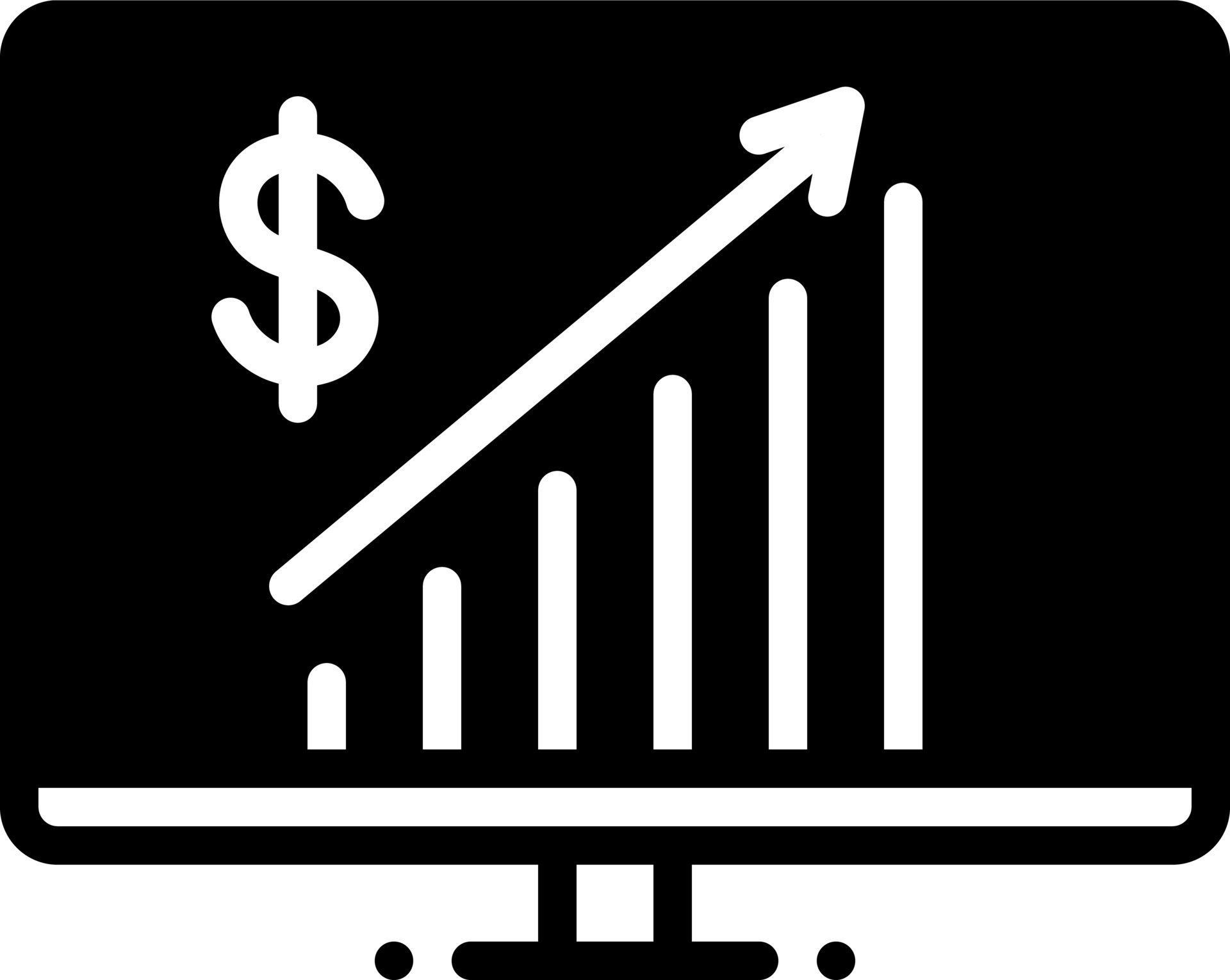 solid icon for business progress 24087783 Vector Art at Vecteezy