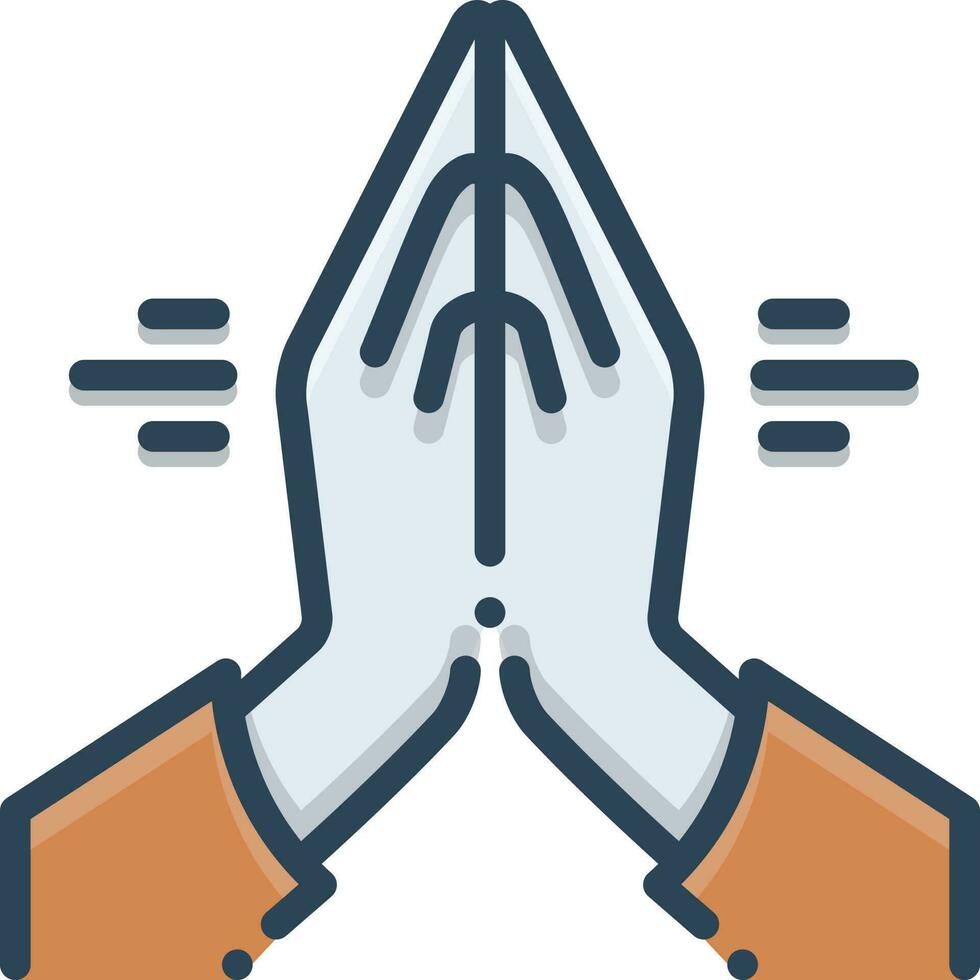 color icon for thankyou vector
