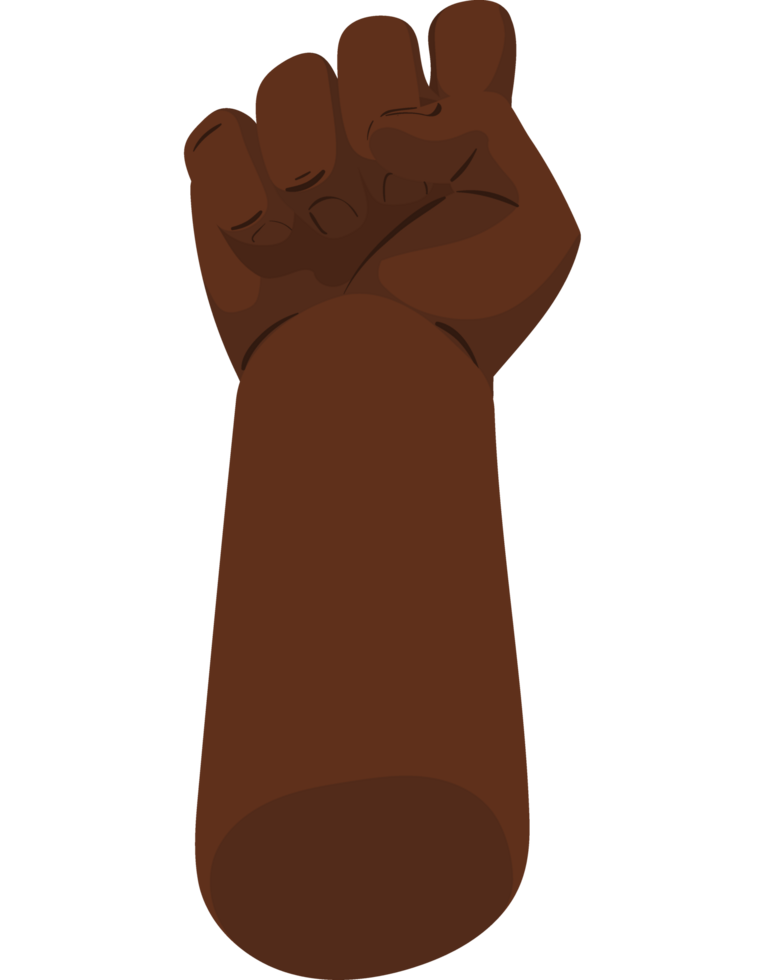 afro hand mänsklig knytnäve png