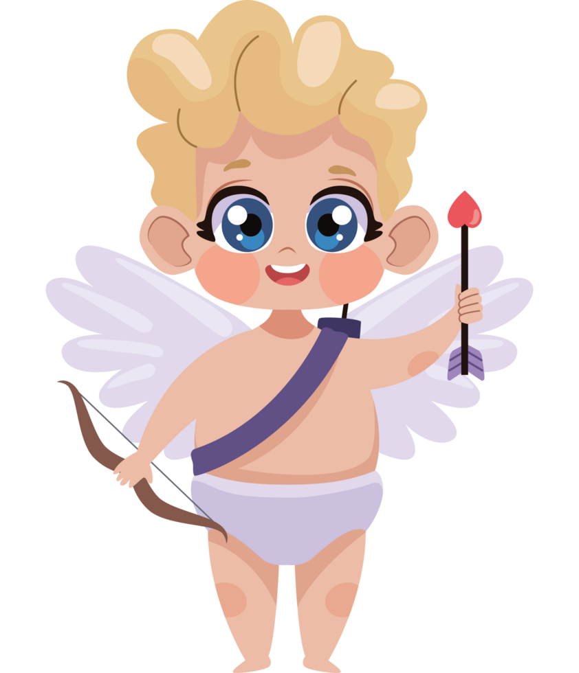little cupid with arch png