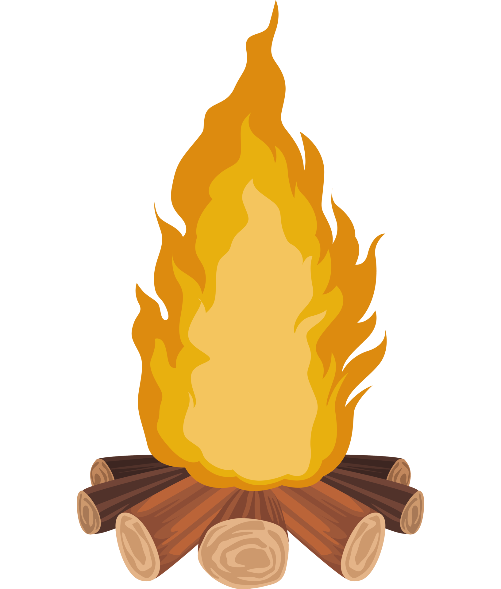 wooden campfire flame 24088023 PNG
