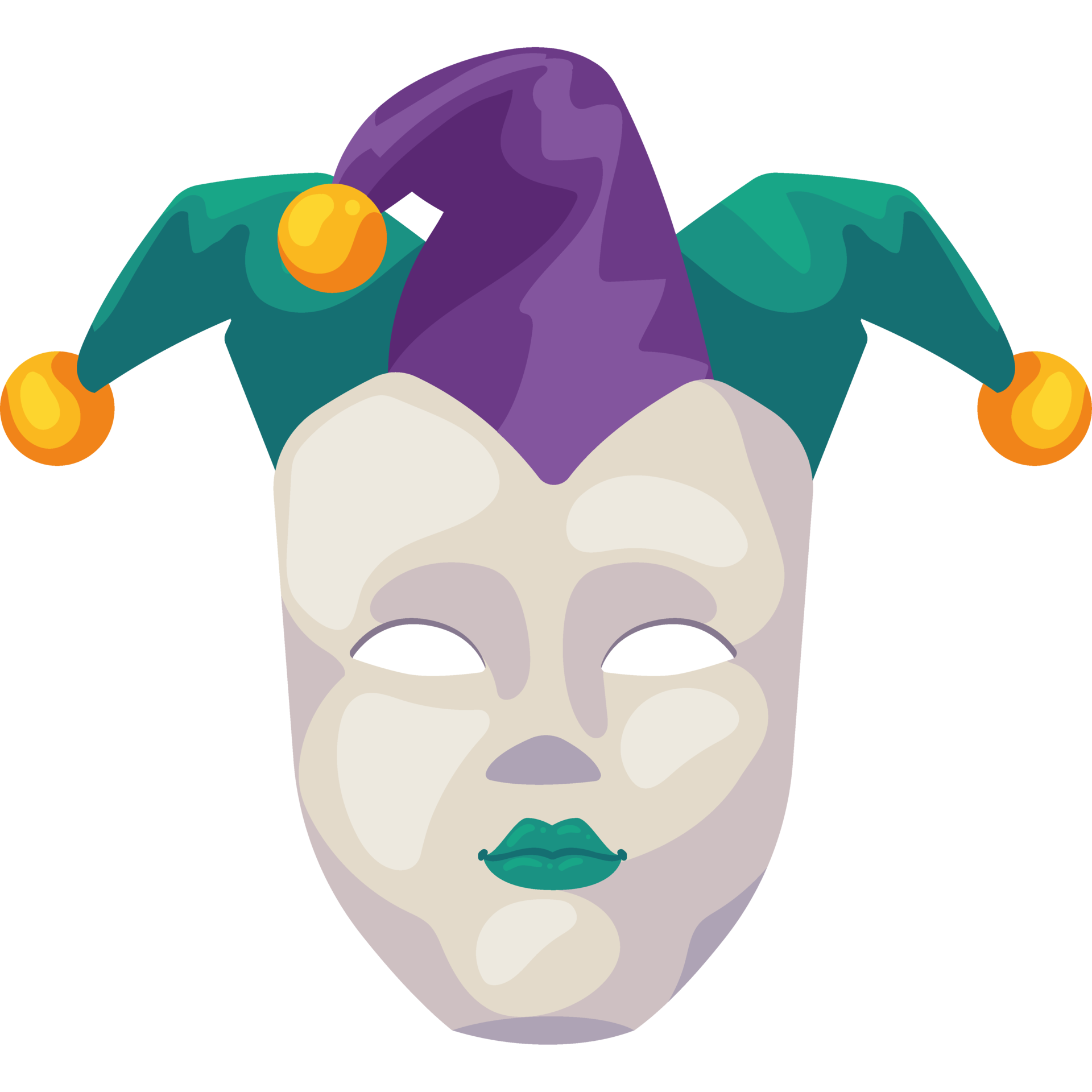 white mardi gras mask 24088046 PNG