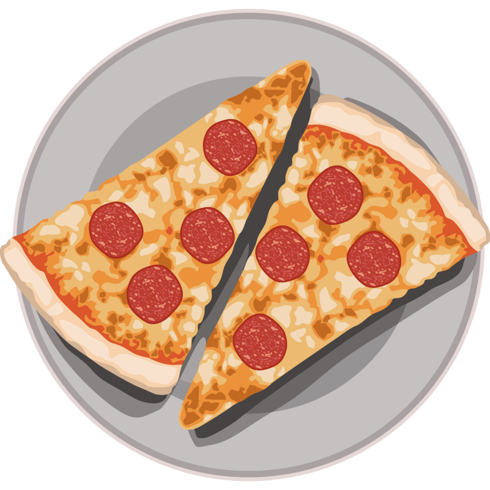 porciones de pizzas italianas png