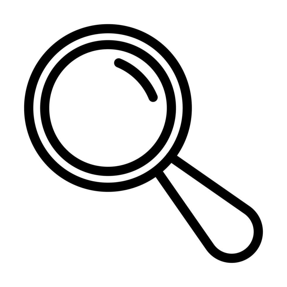 Magnifying Glass Icon Design vector