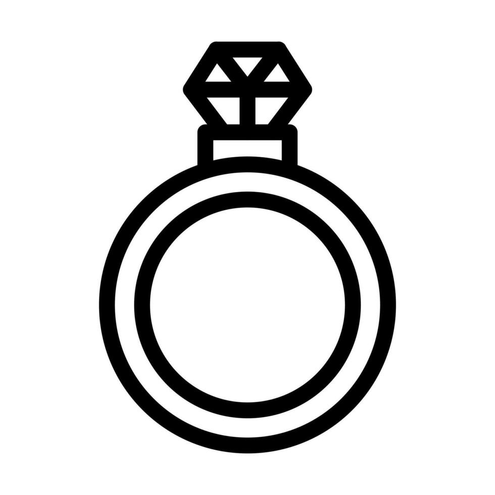 diseño de icono de anillo vector