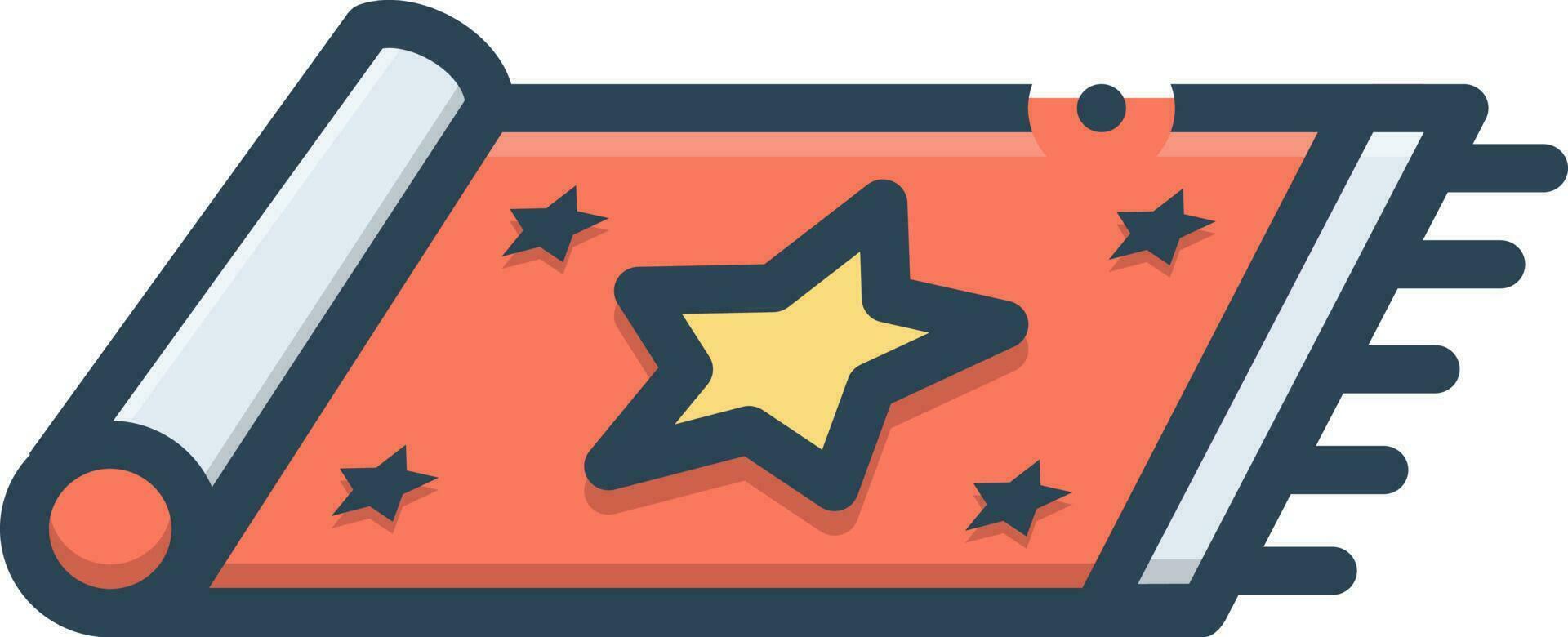 color icon for rug 24088159 Vector Art at Vecteezy