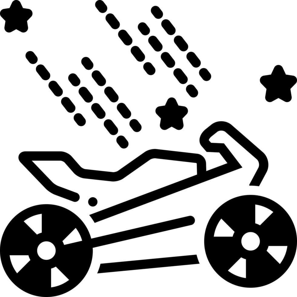 solid icon for bike spa vector