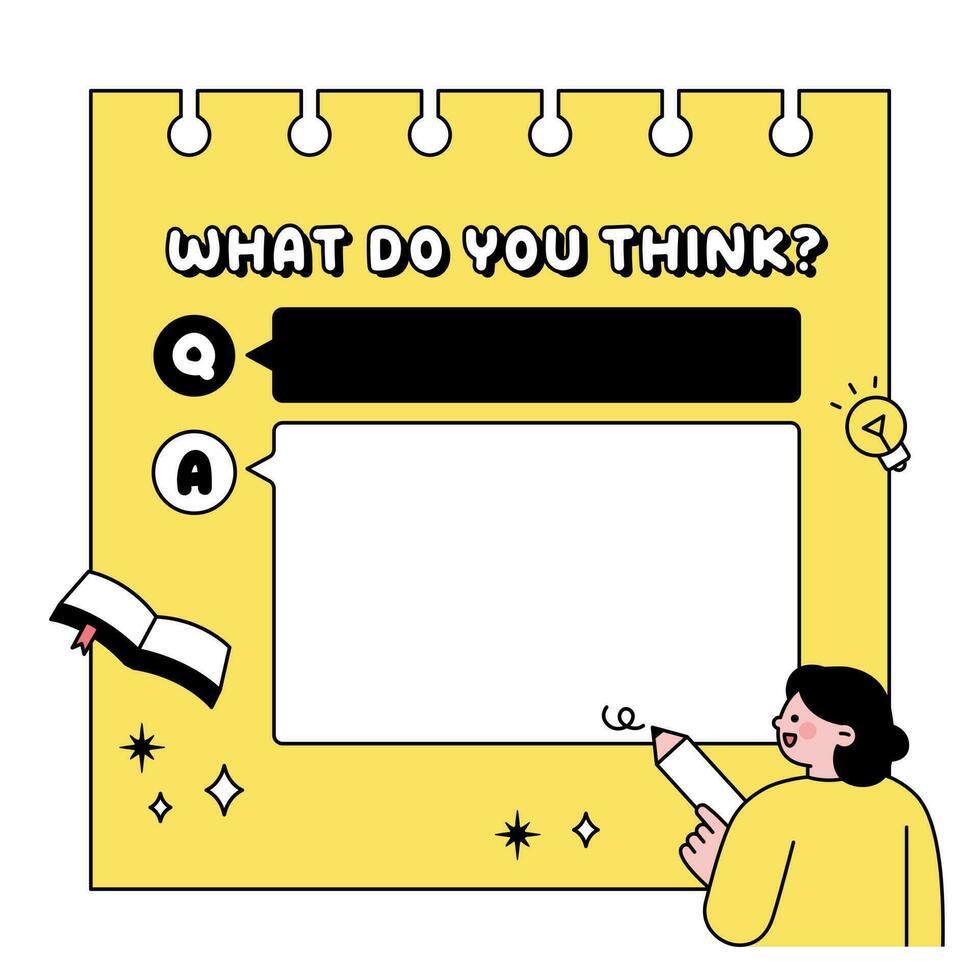 Education. Students studying hard and taking exams. Question and answer ...
