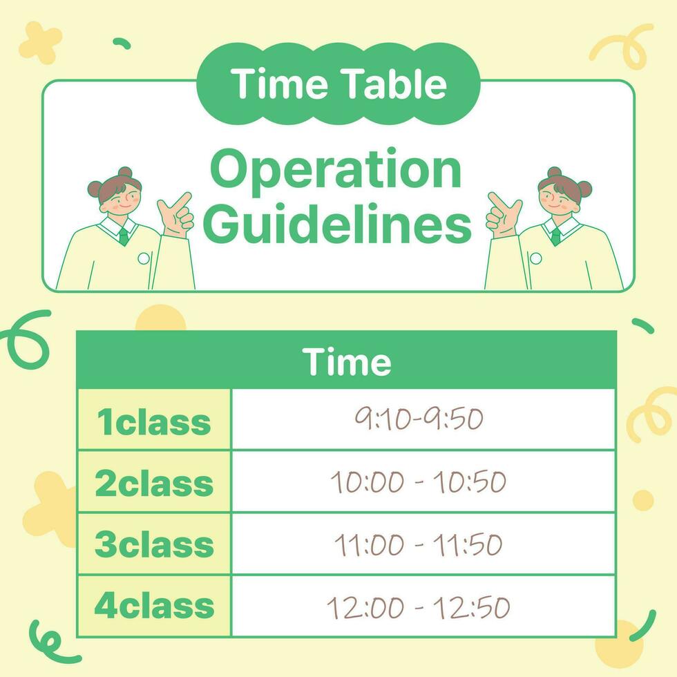 Education. Students studying hard and taking exams. time table template vector