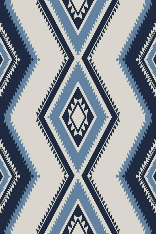 Ethnic southwest geometric pattern. Aztec Navajo geometric diamond shape seamless pattern. Ethnic southwest zigzag pattern use for textile, carpet, rug, tapestry, cushion, upholstery, wallpeper vector